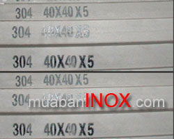 V Inox 40*40*4mm*6m. 304. 316. 201. đúc