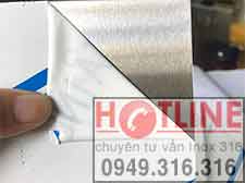 Tấm inox Sus 304 Hyundai HQ - Bề mặt Hairline ( 2line )